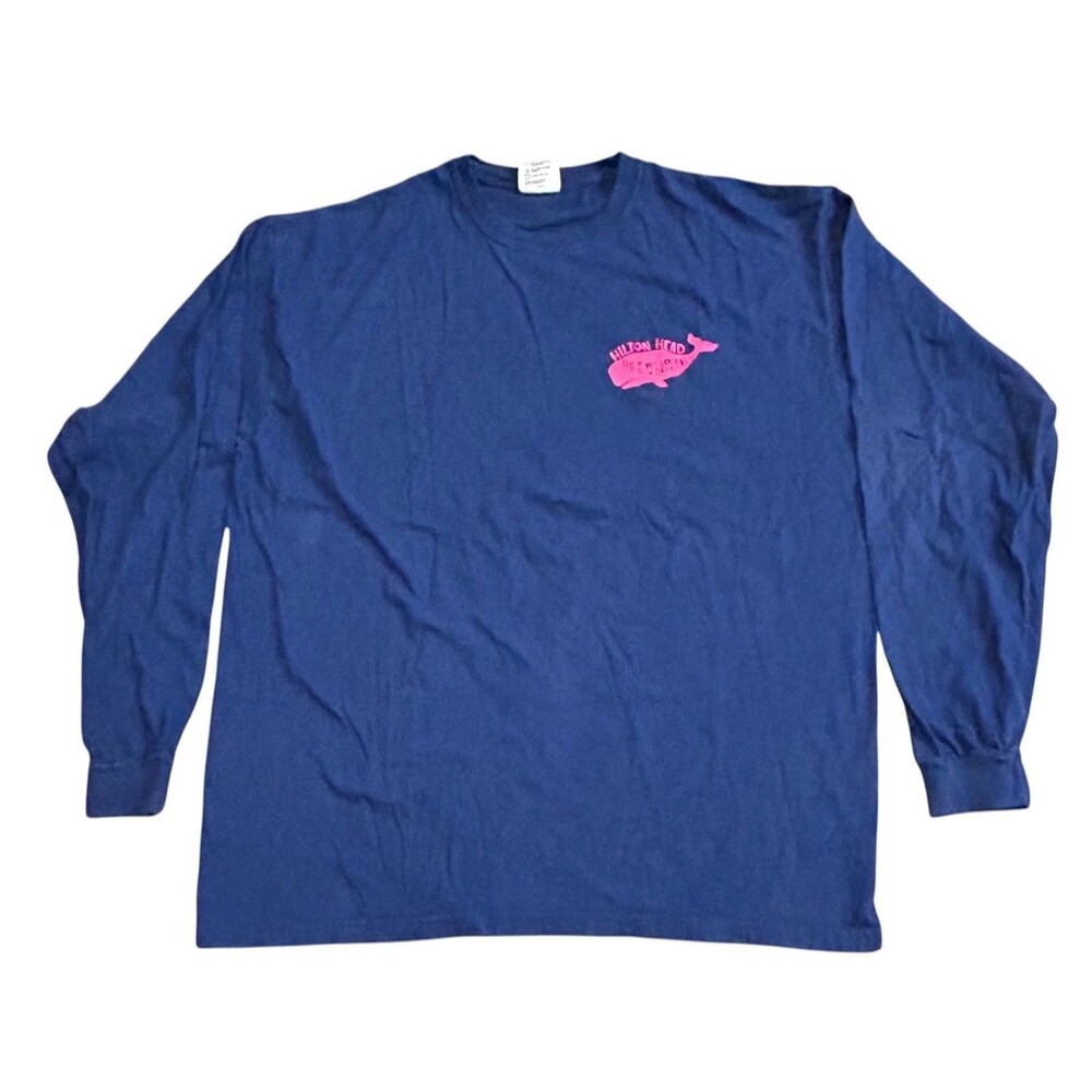 Comfort Colors Hilton Head Long Sleeve XL Adult T Shirt “This Is My Happy Place”